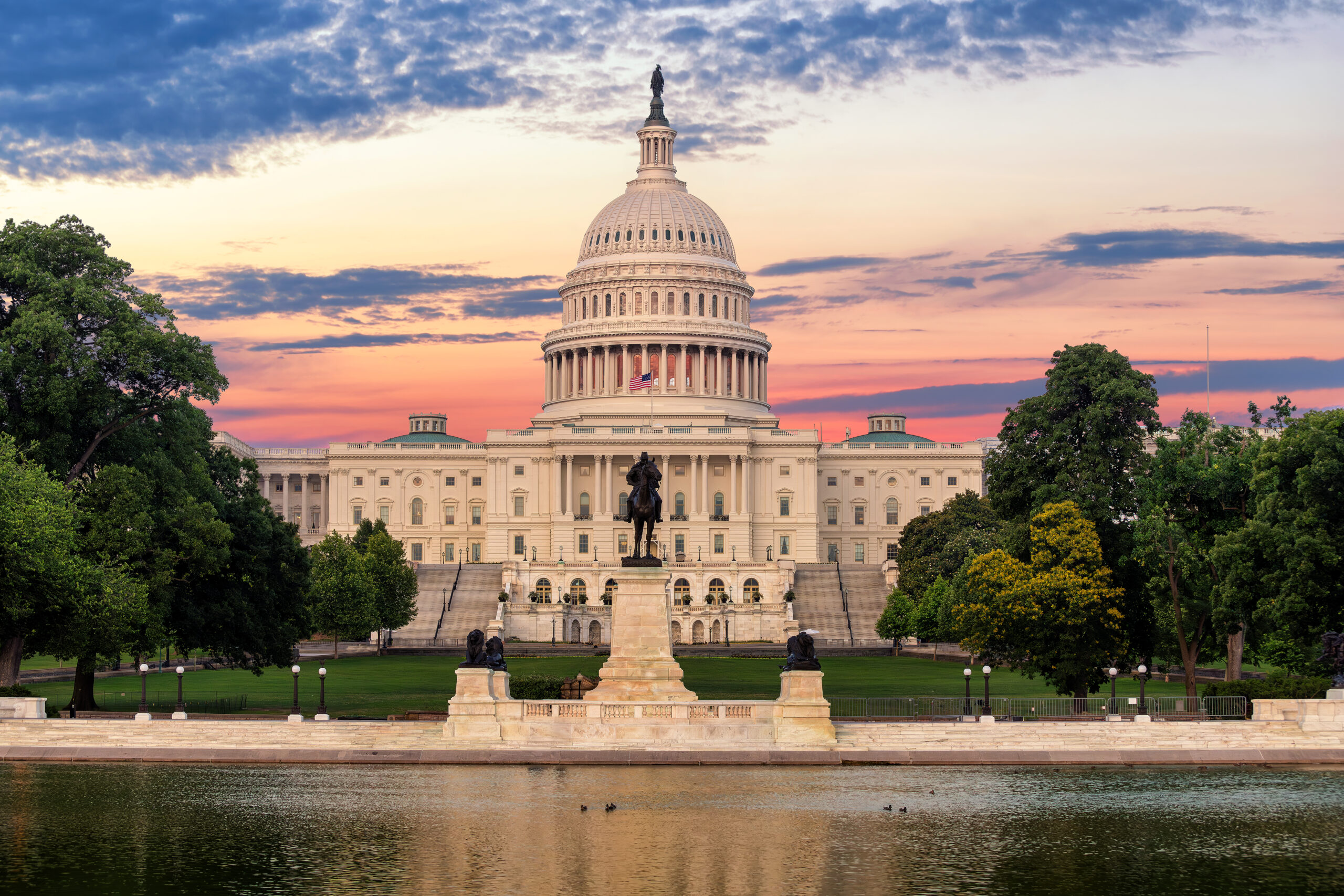 United States Capitol Building at Sunrise